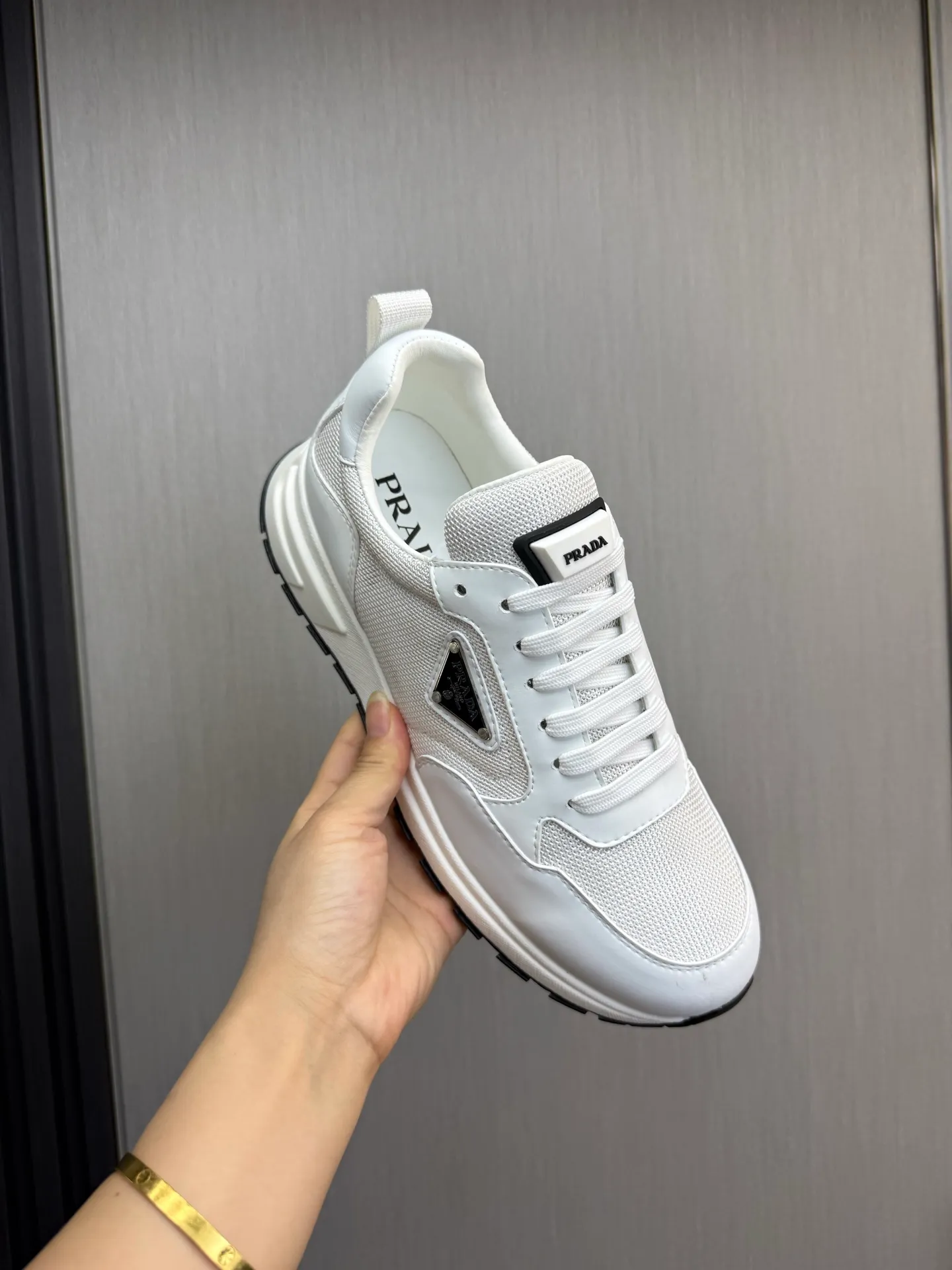 Men's shoes 💰560💰 [PRADA] Popular items in men's shoes counters, synchronized with the official website, high-quality cowhide stitching breathable mesh + cowhide lining, 1🆚1 replica, original sole, 38-45 (customized for 45, non-refundable)